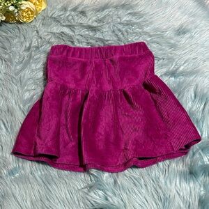 NWT Jumping Beans Fuchsia Corduroy Skirt Sz 5